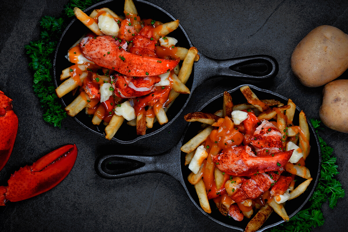 Poutine with Lobster